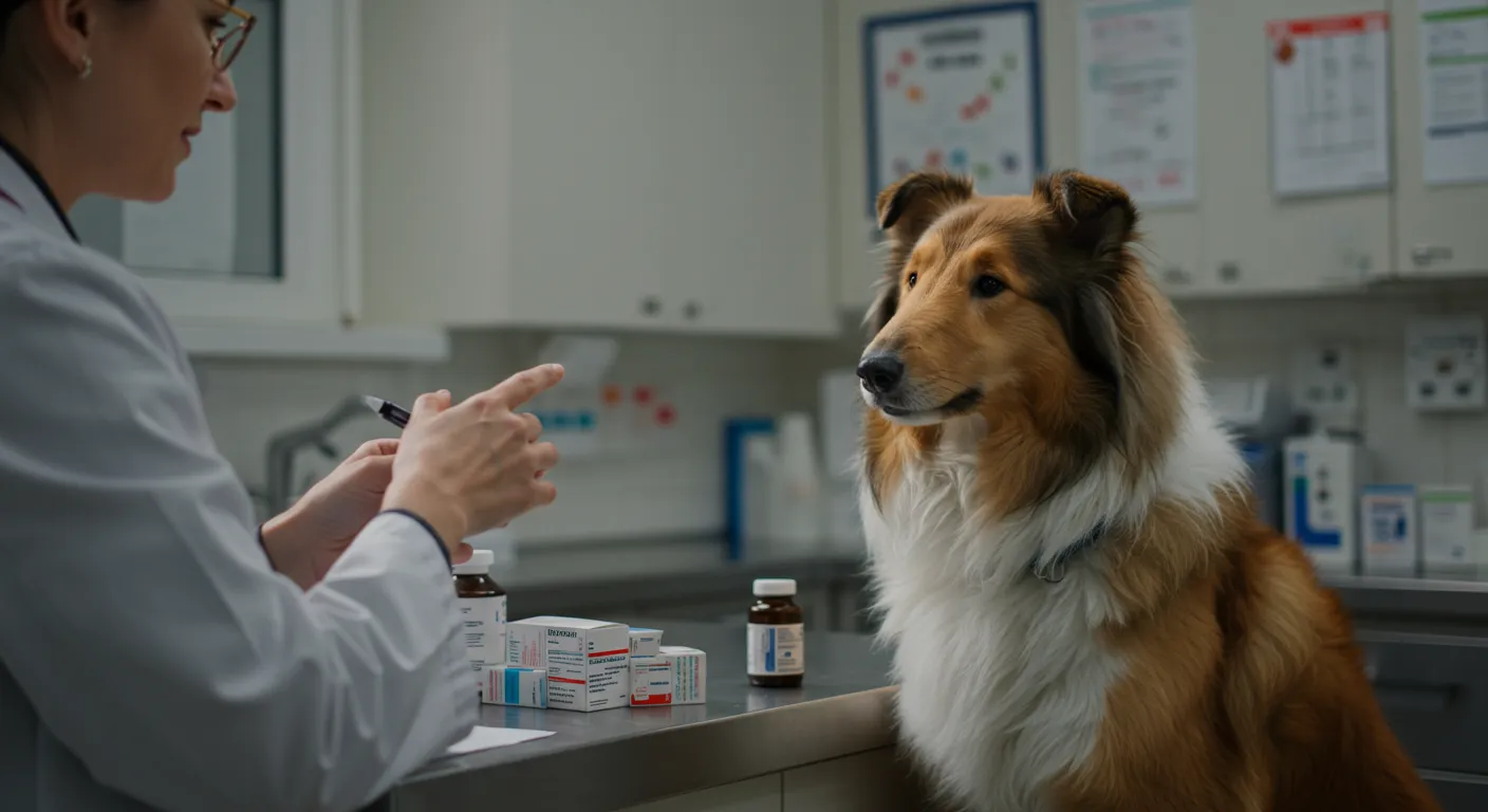 A yearly prevention plan laid out for a dog that carries the MDR1 mutation